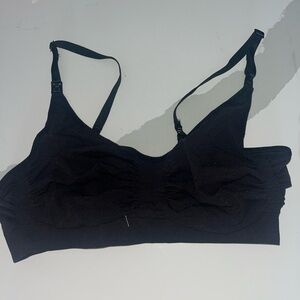 Black Women's maternity Bra